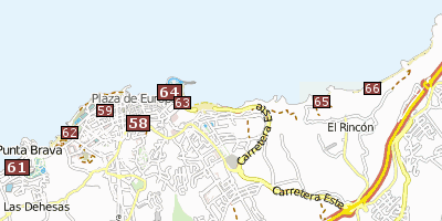 Stadtplan Playa Jardin